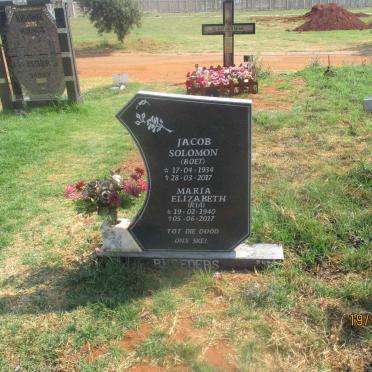 RHEEDERS Jacob Solomon 1934-2017 &amp; Maria Elizabeth 1940-2017