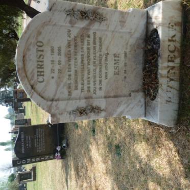REYNECKE Christo 1960-2005 &amp; Esme 19??