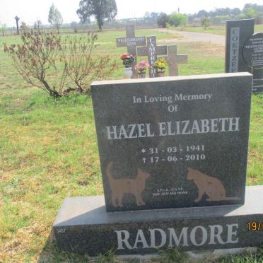 RADMORE Hazel Elizabeth 1941-2010