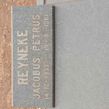 REYNEKE Jacobus Petrus 1933-1981