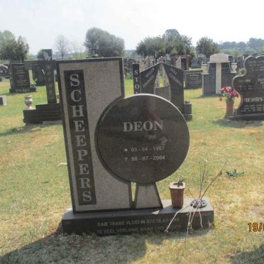 SCHEEPERS Deon 1967-2004