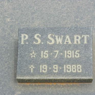 SWART P.S. 1915–1988 :: SWART Deon 1965–1982 #3