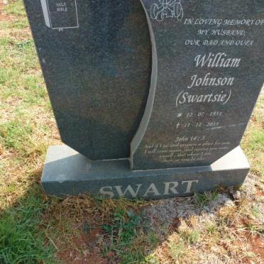 SWART William Johnson 1951-2013
