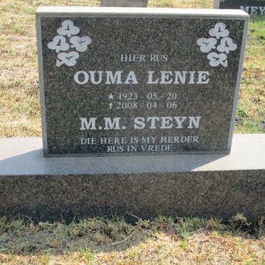STEYN M.M 1923-2008