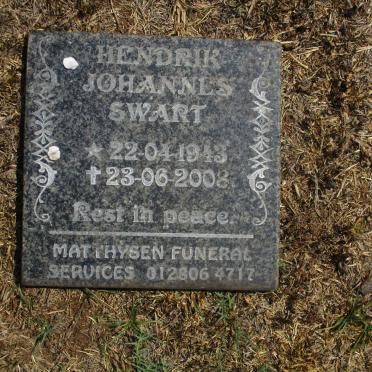 SWART Hendrik Johannes 1943-2008