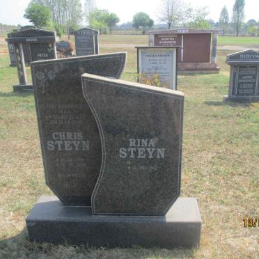 STEYN Chris 1939-2009 &amp; Rina 1942-