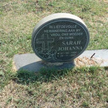 ? Sarah Johanna 1954-2007