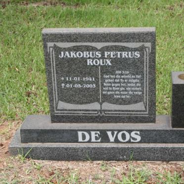 VOS Jakobus Petrus Roux, de 1941-2003