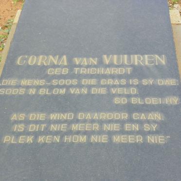 VUUREN Corna, van nee TRICHARDT