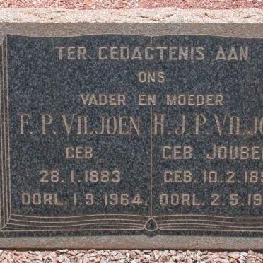 VILJOEN F.P. 1883-1964 &amp; H.J.P. JOUBERT 1892-1964