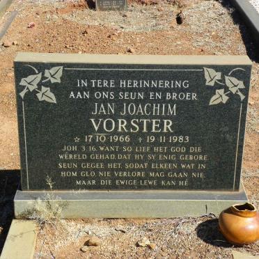 VORSTER Jan Joachim 1966-1983