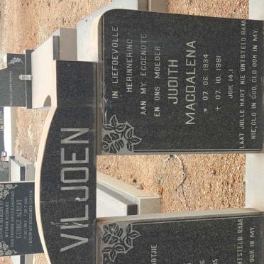 VILJOEN Frans Petrus 1916-1985 &amp; Judith Magdalena 1934-1981 #2