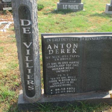 VILLIERS Anton Derek, de 1972-2017