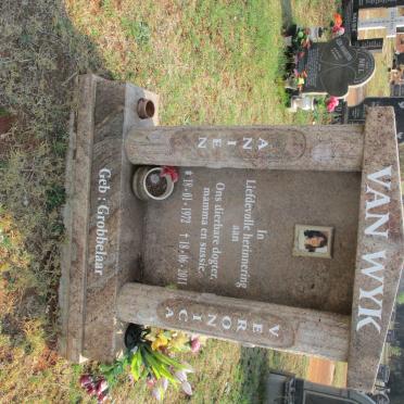 WYK Anien Veronica, van nee GROBBELAAR 1972-2011