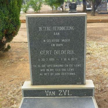 ZYL Gert Diederik, van 1891-1979