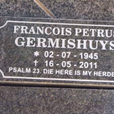 GERMISHUYS Francois Petrus 1945-2011