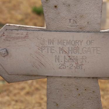 HOLGATE H. -1901