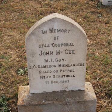 McCUE John -1901