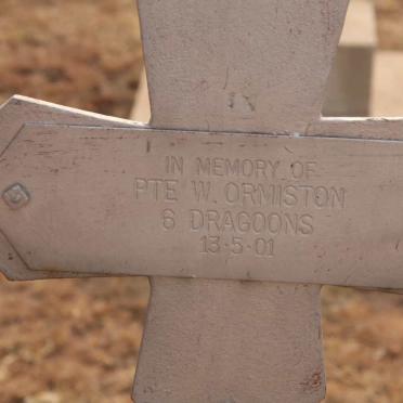 ORMISTON W. -1901
