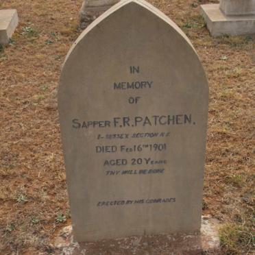 PATCHEN F.R. -1901