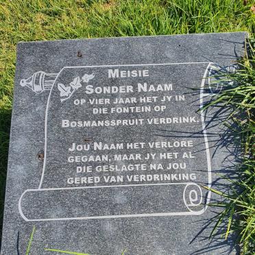 7. Onbekend (Meisie sonder naam)
