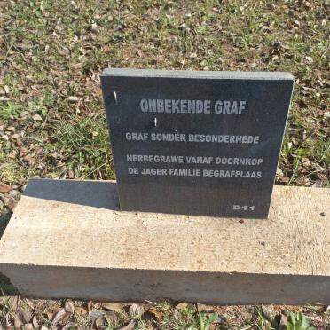 7. Onbekend (D11)