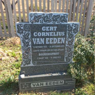 EEDEN Gert Cornelius, van 1939-2015