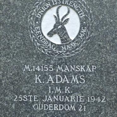 ADAMS K. -1942