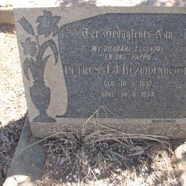BEZUIDENHOUT Petrus J.J. 1892-1954