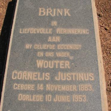 BRINK Wouter Cornelis Justinus 1883-1953