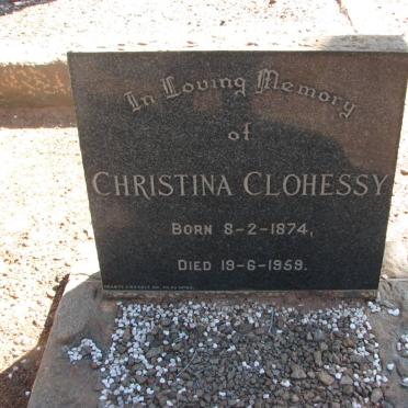 CLOHESSY Christina 1874-1959