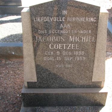 COETZEE Jacobus Michiel 1898-1959