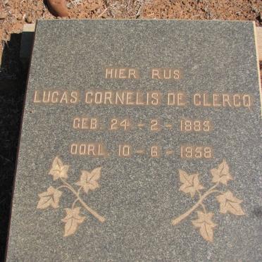 CLERCQ Lucas Cornelis, de 1885-1958