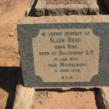 DEAS Ellen nee KING 1872-1938