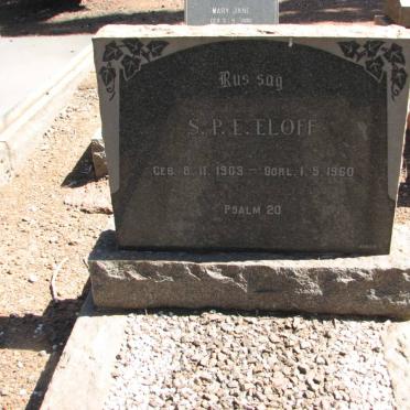 ELOFF S.P.E. 1903-1960