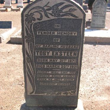 EKSTEEN Toby 1871-1921