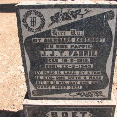 FAURIE J.J.T. 1916-1945