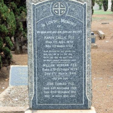 FEE William Morgan 1879-1948 &amp; Karen Emelie 1878-1944 ::  FEE John Edward 1908-1961 #1