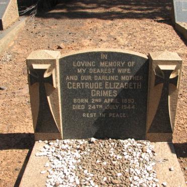 GRIMES Gertrude Elizabeth 1893-1944