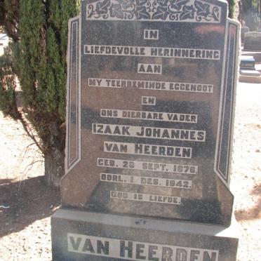 HEERDEN Izaak Johannes, van 1876-1942