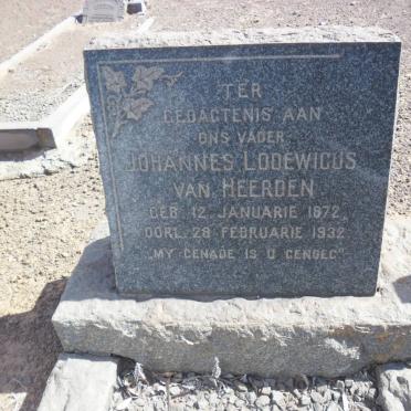 HEERDEN Johannes Lodewicus, van 1872-1932