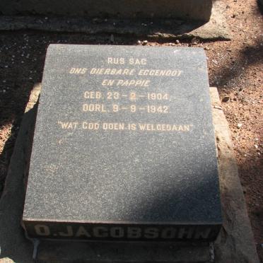 JACOBSOHN O. 1904-1942