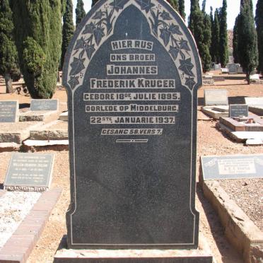 KRUGER Frederik 1895-1937