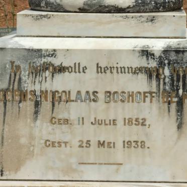 KOCK Jacobus Nicolaas Boshoff, de 1852-1938 & Maria Magdalena nee BASSON 1853-1934 #2
