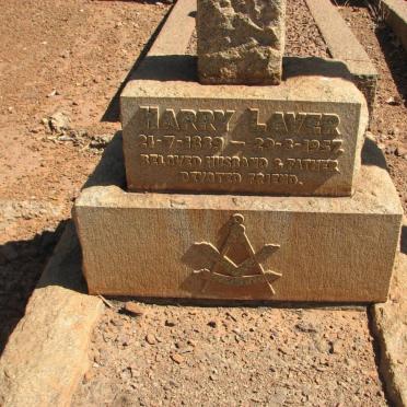 LAVER Harry 1889-1957