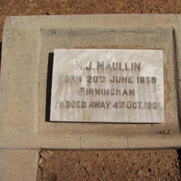MAULLIN M.J. 1859-1931