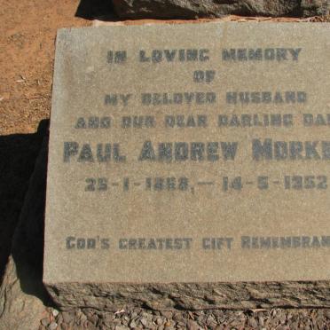 MORKEL Paul Andrew 1868-1952