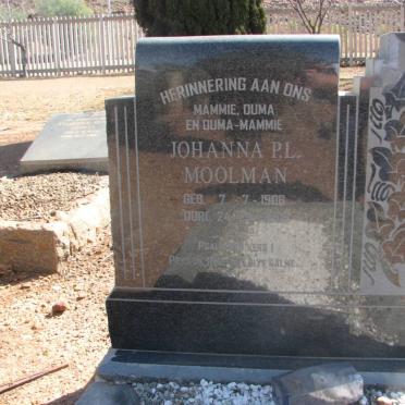 MOOLMAN Johanna P.L. 1906-