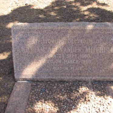 MITCHELL William Alexander 1880-1958