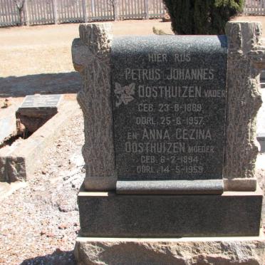 OOSTHUIZEN Petrus Johannes 1889-1957 &amp; Anna Gezina 1894-1959